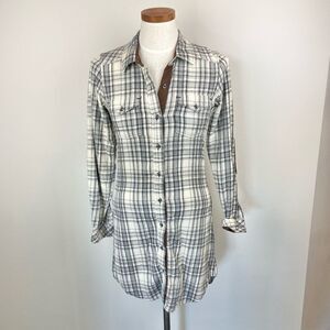 Kavu Billie Jean Plaid Flannel Shirt